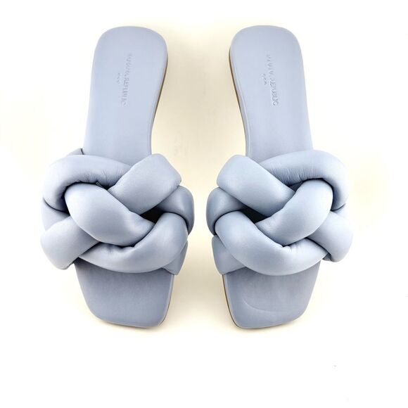 Women's Blue Knotted Slide Sandals - Banana Republic NWOT - Never Worn - Picture 5 of 5